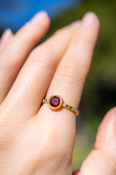 Garnet Ring
